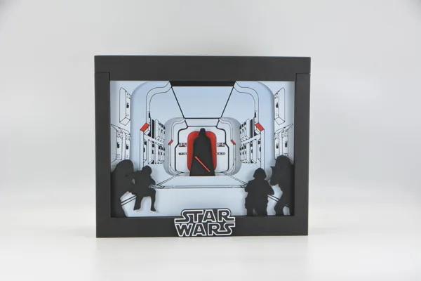 Star Wars Boarding of the Tantive IV Shadow Box