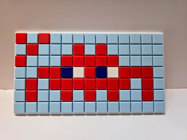 Street Art Space Invader Tile Mosaic Replica