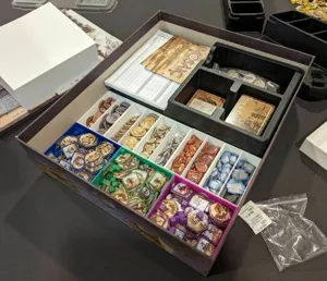 Mosaic: A Story of Civilization + Expansion Board Game Organizer
