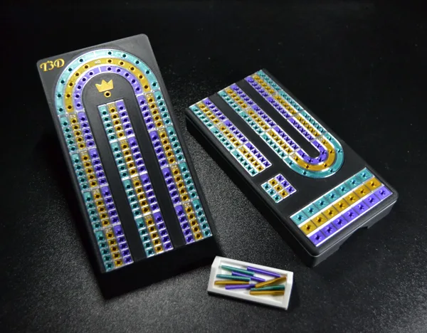 Cribbage Board in Color