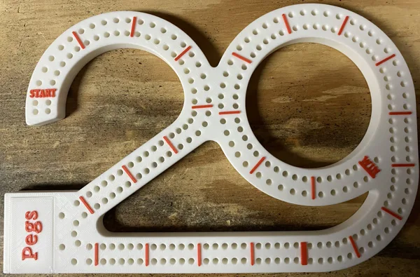 Cribbage Board...  looks like a 29