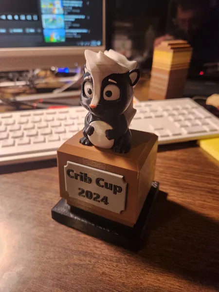 Cribbage Tournament Trophy 2024