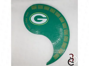 Yin Yang Cribbage Board - Green Bay Packers