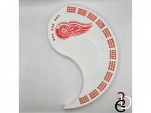 Yin Yang Cribbage Board - Detroit Red Wings