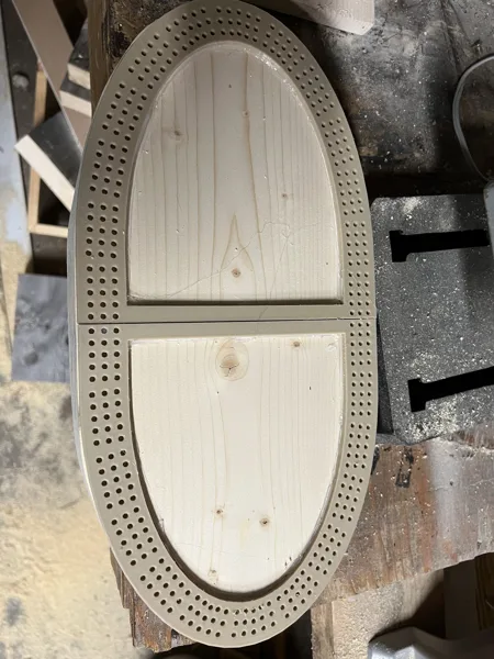 Cribbage Board Template