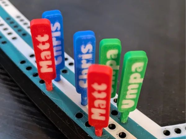 Customizable Cribbage Peg