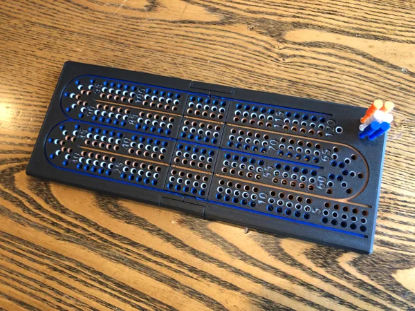 Portable Cribbage Board (8x2mm Magnets)