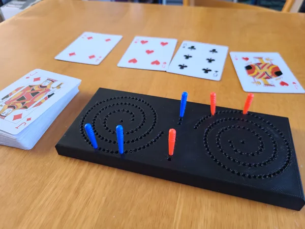 Travel Cribbage Board