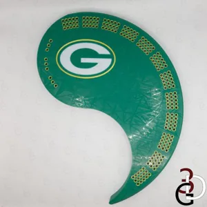 Yin Yang Cribbage Board - Green Bay Packers