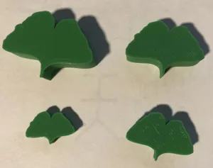Ginkgopolis resource meeple tokens