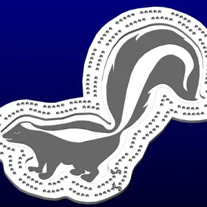 skunk cribbage board