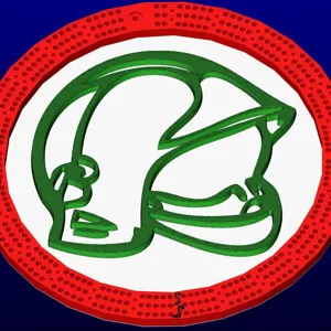 french firefighter cribbage board