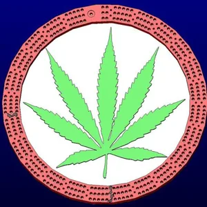 weed cribbage board