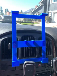 iPad holder for automobile vent