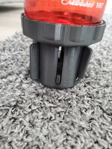 Automobile cupholder water bottle adapter