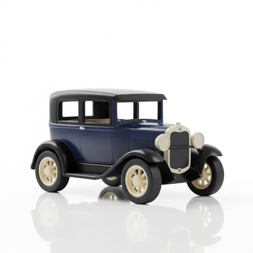 Ford Model A car collectible Smart Printable classic car car sculpture 3D Printable STL File automobile for Your 3D Printer