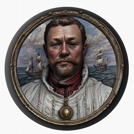Francis Drake medallion pendant