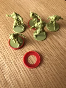 Zombicide Figure Base Identifier Rings