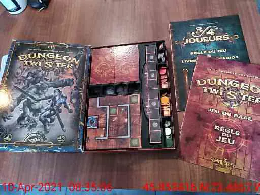 Insert Dungeon Twister et extension 3/4 Joueurs