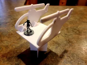 Zombicide - Helicopter Survivor Prop