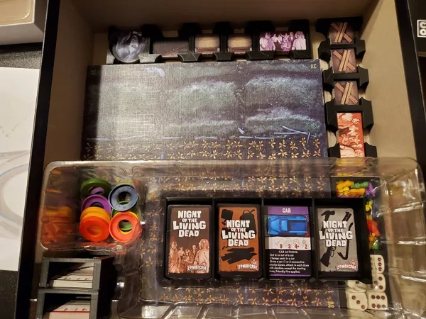 Zombicide Night of the Living Dead Organization and Stuff