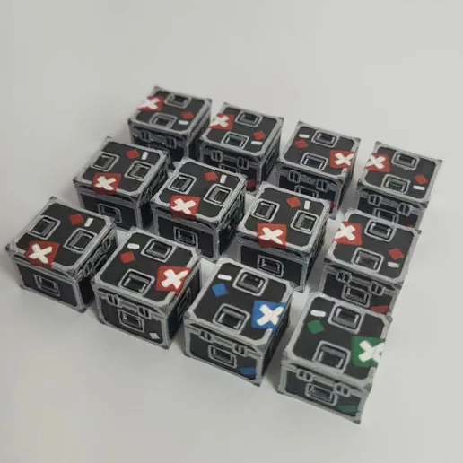 Objective Tokens - Zombicide - Modern Board Game - (Pre-Supported)