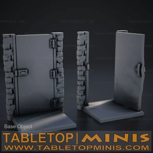 Plain Metal Door For Zombicide