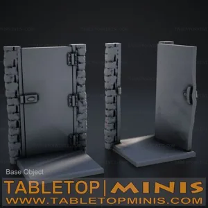 Plain Metal Door For Zombicide