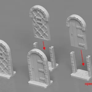Zombicide doors (fantasy)