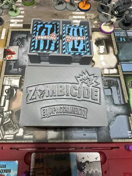 Zombicide & Board Games Mini-USA Card Holder with Stackable Lids