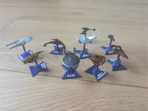 Star Trek Captain's Chair Ship Miniatures