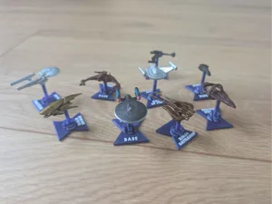 Star Trek Captain's Chair Ship Miniatures