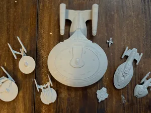Various Models 1:4000 Star Trek Star Wars Firefly