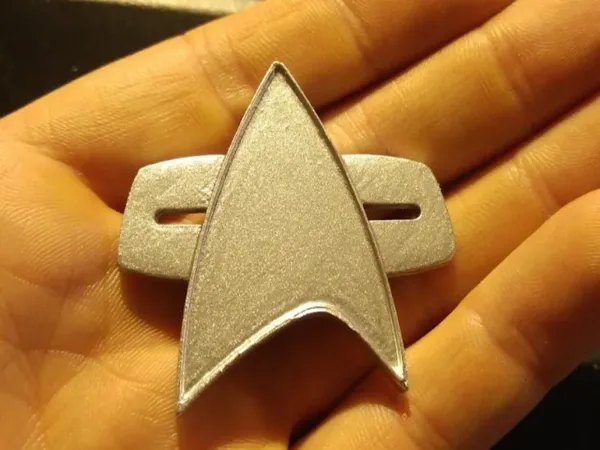 Insignia de comunicación de la nave Voyager de Star Trek