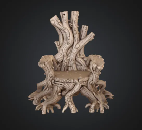 Ent Tree Throne – Living Forest Fantasy Seat Sculpture