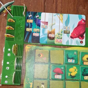 Living Forest boardgame playerboard and insert
