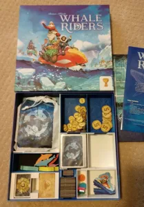 Whale Riders game insert and organizer