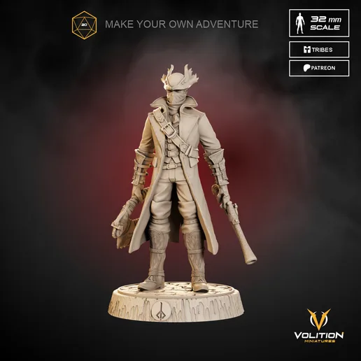 The Hunter | For Board Game | Bloodborne | Fan Art