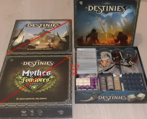 Time of Legends: Destinies - Board Game Insert