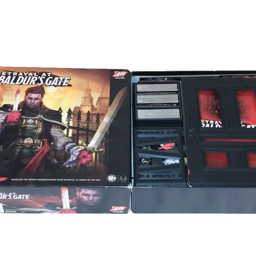 Betrayal at House on the Hill Baldur's Gate edition Box Insert