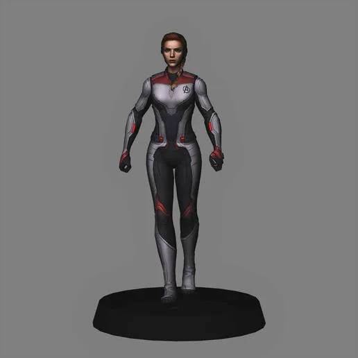 Black Widow Quantum suit - Avengers endgame LOW POLYGONS AND NEW EDITION
