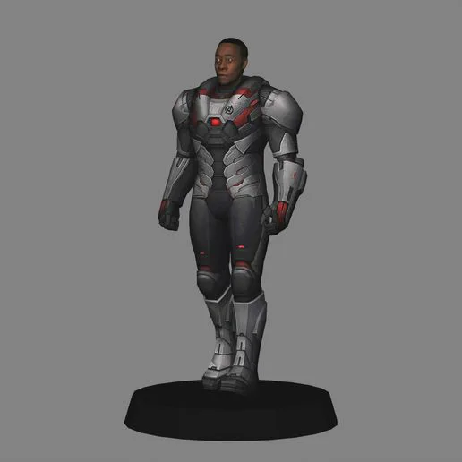 Warmachine Quantum suit - Avengers endgame LOW POLYGONS AND NEW EDITION