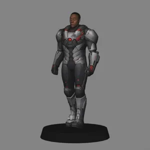 Warmachine Quantum suit - Avengers endgame LOW POLYGONS AND NEW EDITION