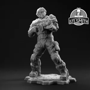 Benjamin Carmine Gears of War OT Miniature STL