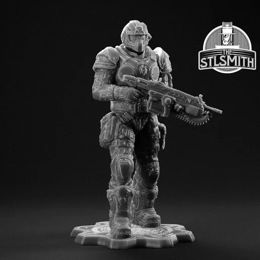 Anthony Carmine Gears of War OT Miniature STL