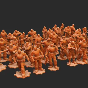 Character/COG Set Gears of War OT Miniature STL