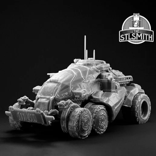 COG APC Gears of War OT Miniature STL