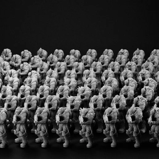 Drone Army x88 Gears of War OT Miniature STL