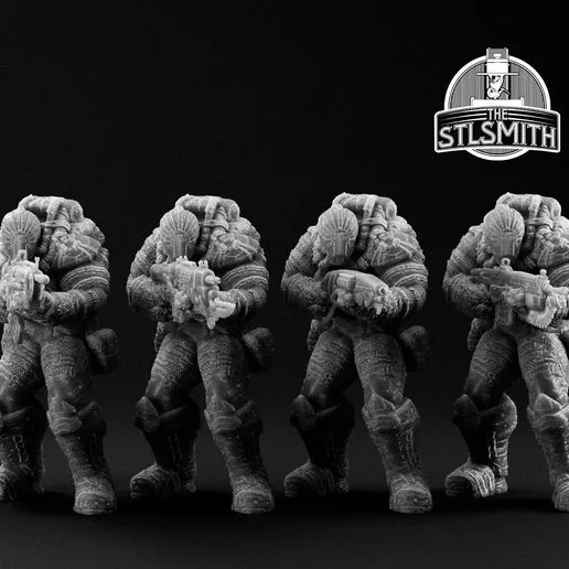 Drone Savage Rupture x4 Gears of War OT Miniature STL