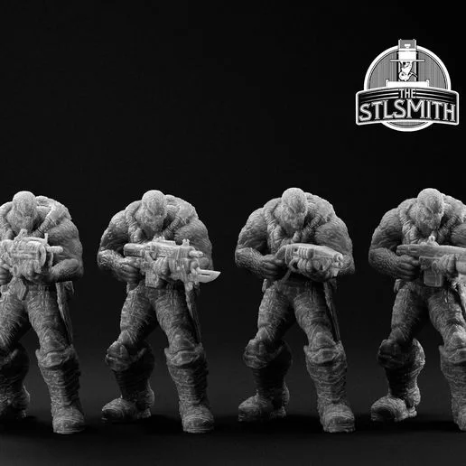 Drone x4 Gears of War OT Miniature STL